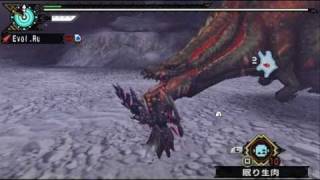 [MHP3]イビルジョー 猫火事場力 ランス 0分針