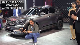 Kia at Auto Expo 2020 Entire booth Walkaround RWR
