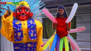 WOWO di hukum QHODEL!! GOYANG ga bisa BERHENTI?? KEPOMPONG BALON - ONDEL ONDEL
