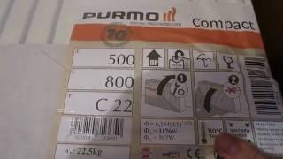 Радиаторы Purmo C22 (радіатори Пурмо). Часть 1