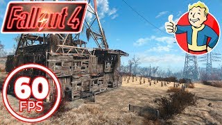 Fallout 4 (60 fps) на выживании. Строительство на ферме Эбернети