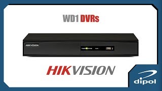 WD1 HIKVISION DVRs