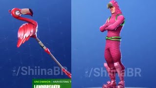 New fortnite leaked ingame skin/back bling season 9 - King Flamingo skin - Flamingo set