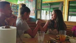 Arm Wrestle challenge @ pinchers restaurant. Tin City