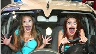 Бабы за рулем!!! Ржака!!! Смотреть всем!!!