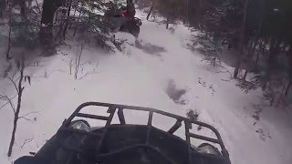 2015 Cfmoto Cforce 500 First Snow 2015