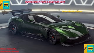 ASPHALT 9 : LEGENDS GAME - BLACK FRIDAY TOUR & DAILY CAR LOOT WITH ASTON MARTIN | CLASS S CAR LOOT |
