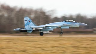 Участие самолётов Су-35 ВКС России в специальной военной операции