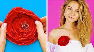 32 WONDERFUL FLOWER CRAFTS IDEAS
