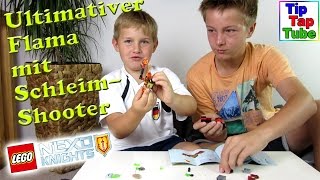 LEGO Nexo Knights 70339 Ultimativer Flama (FOLGE 1) mit Schleimshooter TipTapTube Kinderkanal