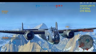 World of Warplanes 2.0.12  -  JU 288a stock  - Thunder Medal