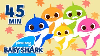 Happy Thanksgiving Day with Baby Shark! | +Compilation | Songs and Stories 