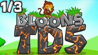 Bloons Tower Defense 5 Gameplay - Let's Flash 1/3 (EASY) [GLP]