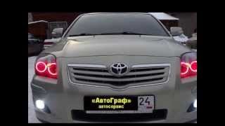 TOYOTA AVENSIS Angel devil eyes ТОЙОТА АВЕНСИС глаза ангела дьявола