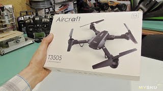 Квадрокоптер раскладной - Aircraft C&T T3505W + код купона на скидку