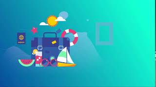 Футажи для инфографики и анимации: #52 горящий билет, путешествия/hot ticket