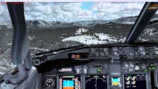 [Prepar3D] PMDG 737-600 | Landing Lake Tahoe - KTVL |