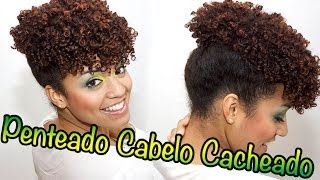 Tutorial Penteado Para Cabelos Cacheados Afros e Crespos CinndyRizos