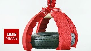Origami muscles lift 1,000 times own weight - BBC News