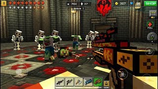 Пиксельные Зомби атакуют Зомби апокалипсис в мульт игре Pixel Gun как майнкрафт Пиксель ган