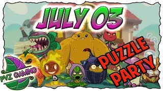 Puzzle Party     [July 03rd]    PvZ Heroes: Daily Challenge 07/03/2019