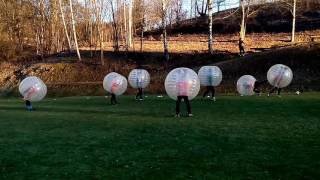 Zorbing fotbal - Janov 2016