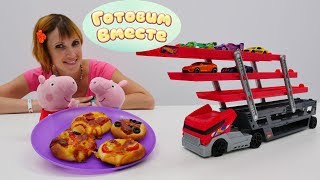 Пеппа готовит пиццу. Игры для детей.