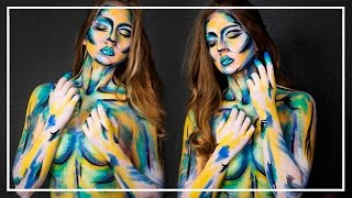 Easy Paint Stroke Body Paint Tutorial
