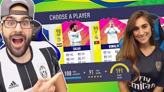 INSANE 191 HYBRID DRAFT! FIFA 18 Ultimate team Draft