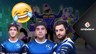 EU AMO ELES! Membros da SK Gaming jogando e DANÇANDO no Just Dance!