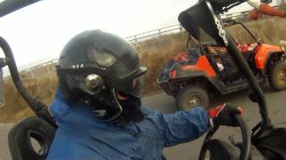 Polaris RZR 570 и STELS UTV 800. Тест на скорость.