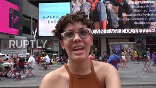 USA: New Yorkers react to Gov Cuomo"s resignation amid sexual harassment report