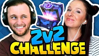 Clash Royale | OWNING FACE IN THE 2v2 CHALLENGE! (silly decks)