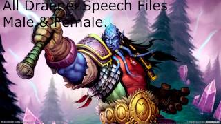 All Draenei Speech Files Male & Female [World of Warcraft]