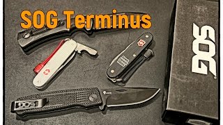 Werkzeug für den taktischen Gentleman: SOG Terminus Black | 3" CTS BD1 / G10