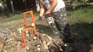 Заготовка дров бензопилой Stihl MS 180