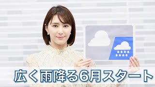 お天気キャスター解説 あす6月1日(月)の天気