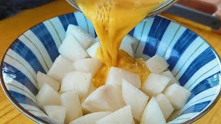 【小颖美食】秋天要多吃梨，教你新鲜吃法，简单又营养，出锅孩子抢着吃，解馋