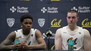 Cal Men's Basketball: Grant Anticevich and Paris Austin Press Conference (2/16/20)