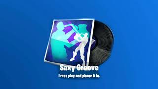 Fortnite NEW Phone it in music lobby - Saxy Groove 1 One hour