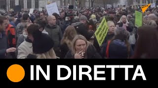 #Londra: proteste contro il Green pass