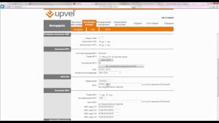 Настройка Wi-Fi ADSL2/2+ роутера UPVEL UR-314AWN PPPoE+IPTV (STB)