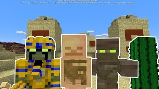 КАК ЗАСПАВНИТЬ ПЕСЧАНЫХ МОБОВ!  МАЙНКРАФТ ПЕ 1.8.0.11