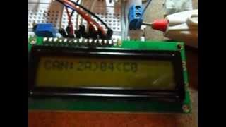 Verificação de comunicação SPI com um controlador CAN (1)