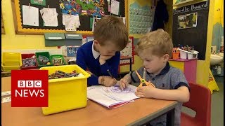 Boy, 5, saves brother from choking on meatball - BBC News