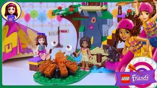 Lego Friends Adventure Camp Rafting Build Review Silly Play - Kids Toys