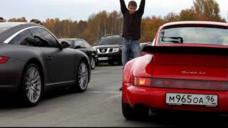 Porsche 964 Turbo Koka vs Porsche 997 Targa matte матовая