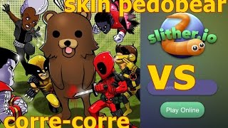 slitheri.io skin pedobear vs corre-corre