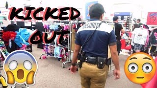 WE GOT KICKED OUT OF TARGET SMH!!!!!!
