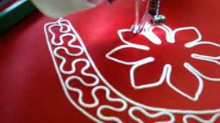 Aplicación de cordón con Tajima